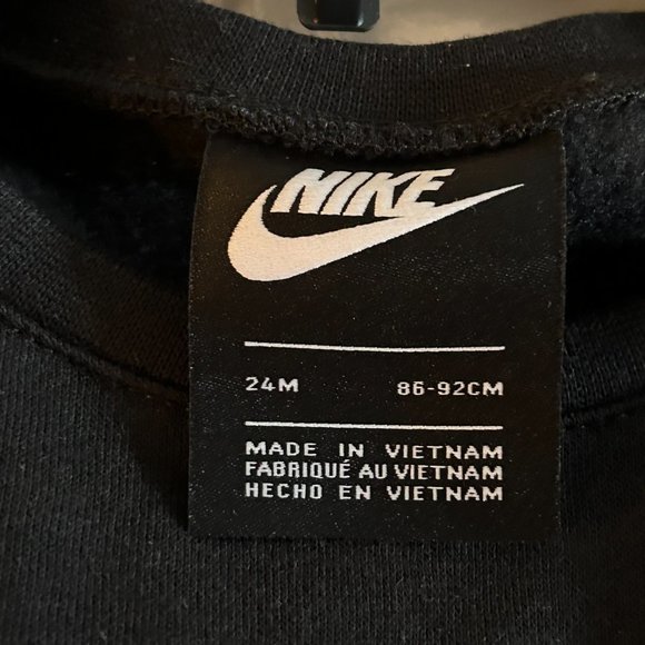 NIKE ARTIC PUNCH & BLACK WITH SWOOSH SWEAT TOP - Picture 10 of 11